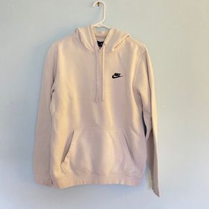 SOLD White Nike Swoosh Hoodie